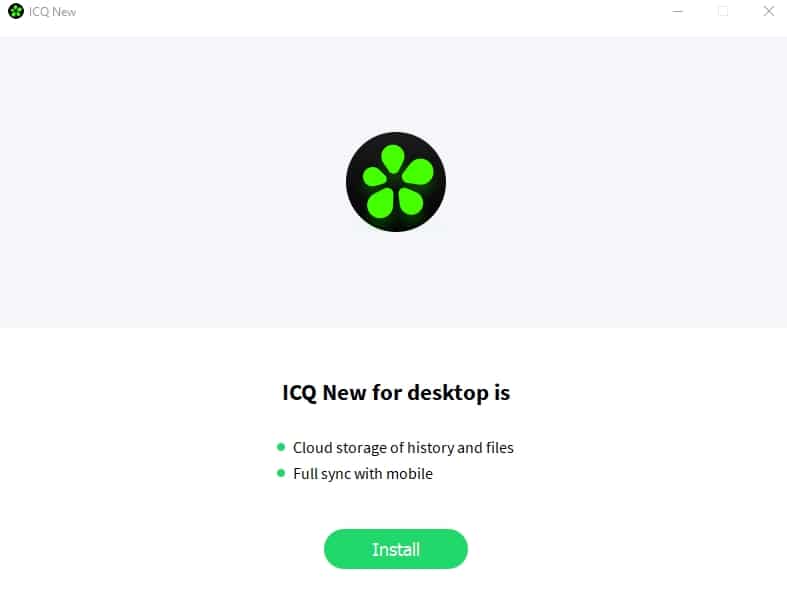 برنامج ICQ Messenger