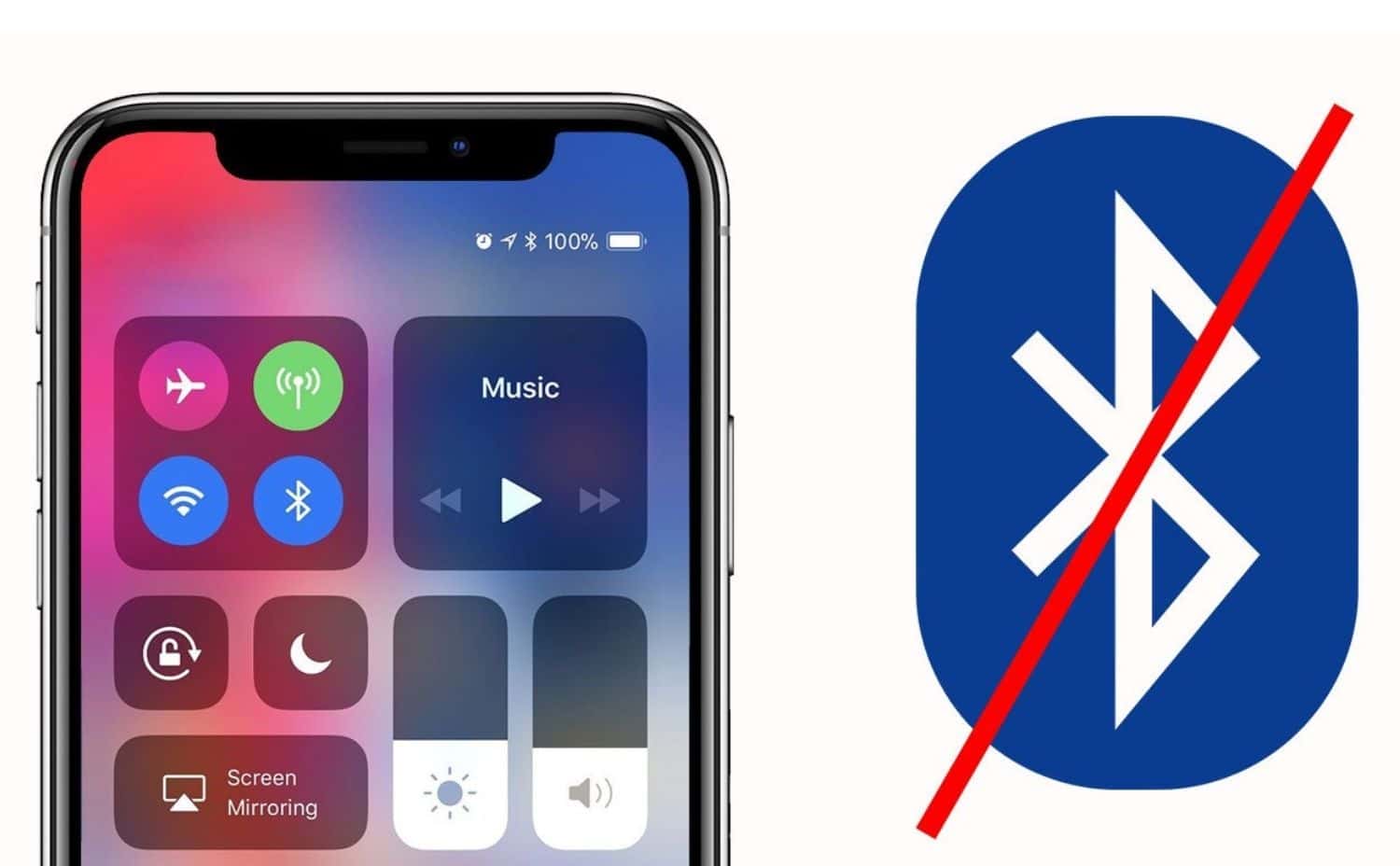 خلل في اتصال iPhone Bluetooth