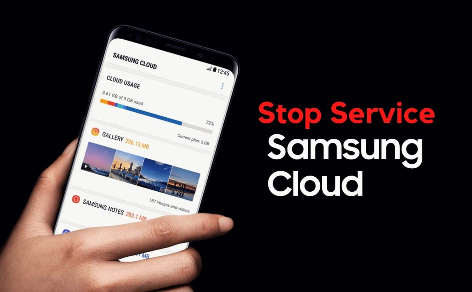 سامسونج توقف خدمة Samsung Cloud
