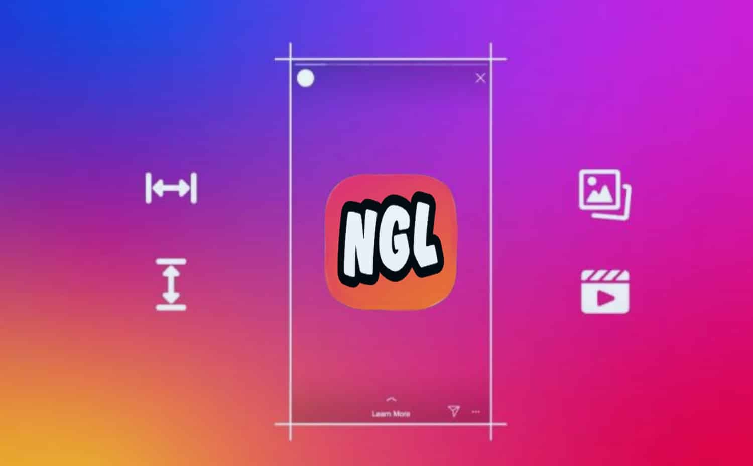 تطبيق NGL المستحوذ على Instagram