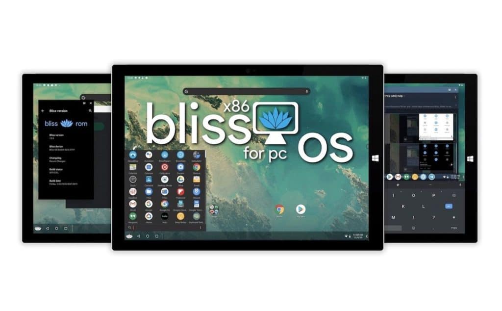 محاكي Bliss OS لتشغيل نظام اندرويد للكمبيوت