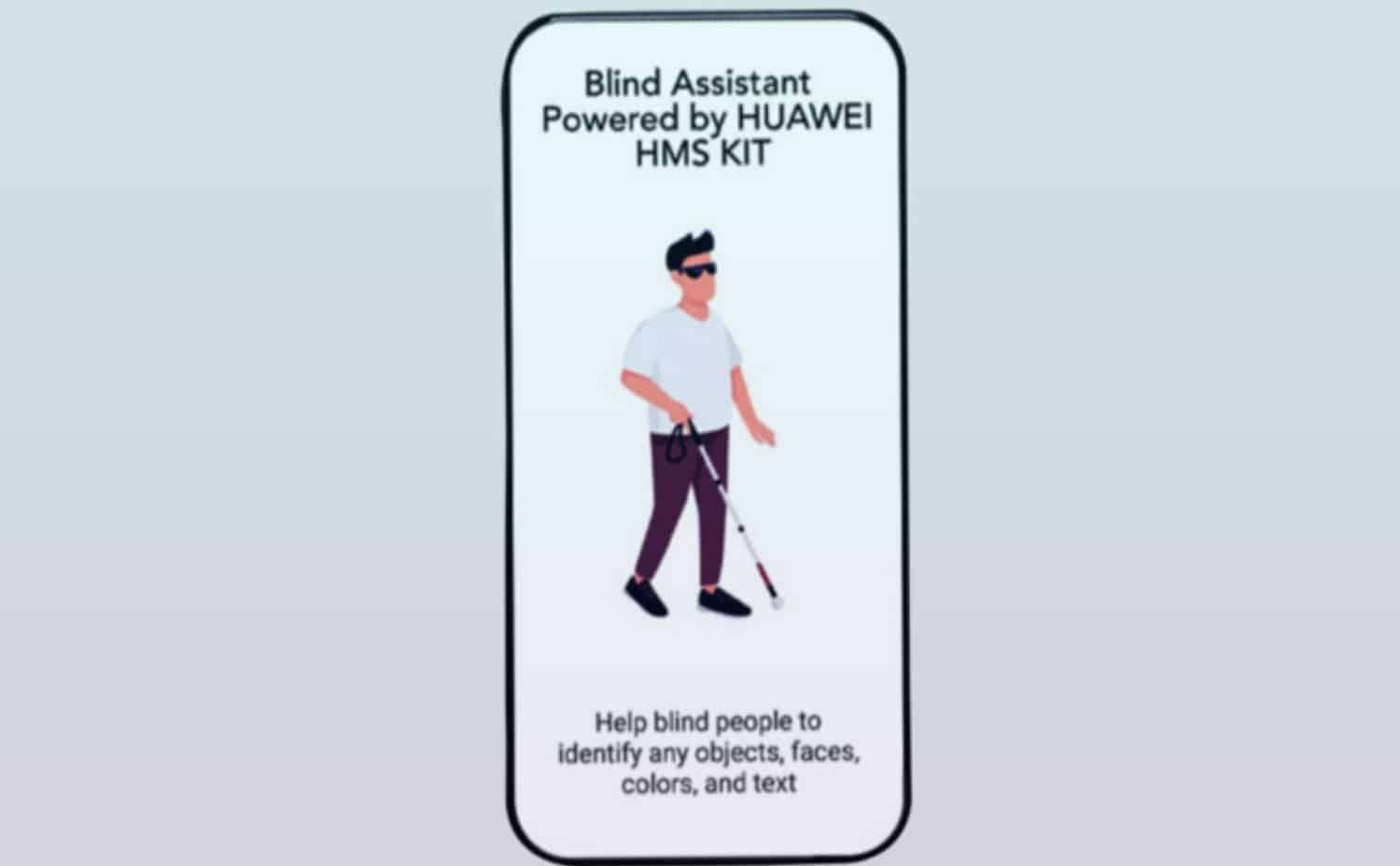 تطبيق Blind Assistant