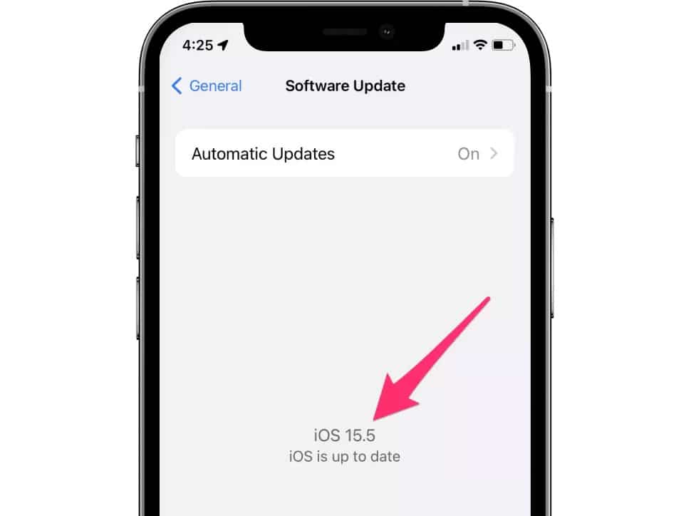 تحديث iOS 16 لا يظهر